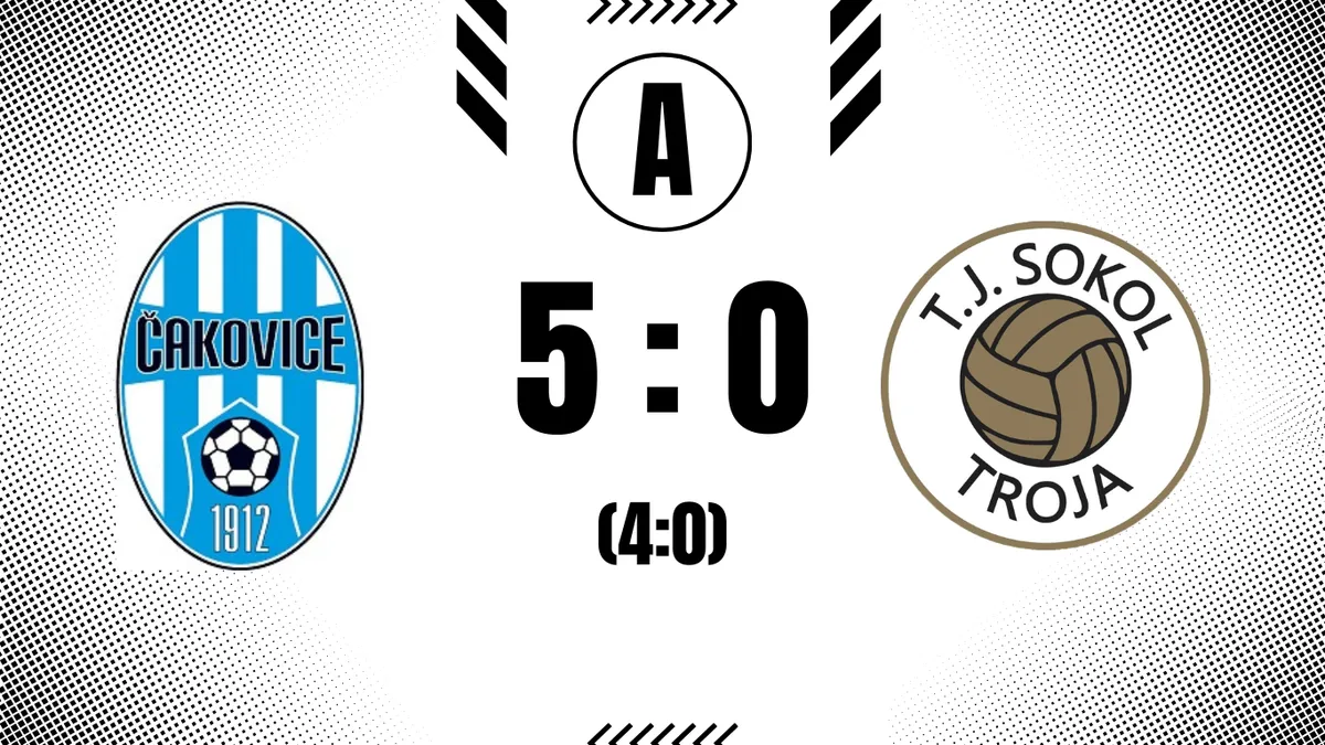 Krutá lekce v Čakovicích, Troja inkasovala pět branek