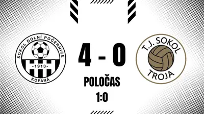 D. Počernice - Troja 4:0