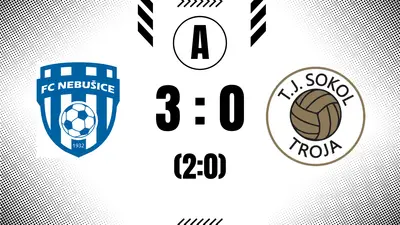 Nebušice - Troja 3:0
