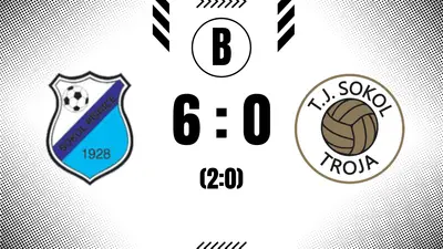 Proti první Písnici bez šance – Troja B padla 0:6