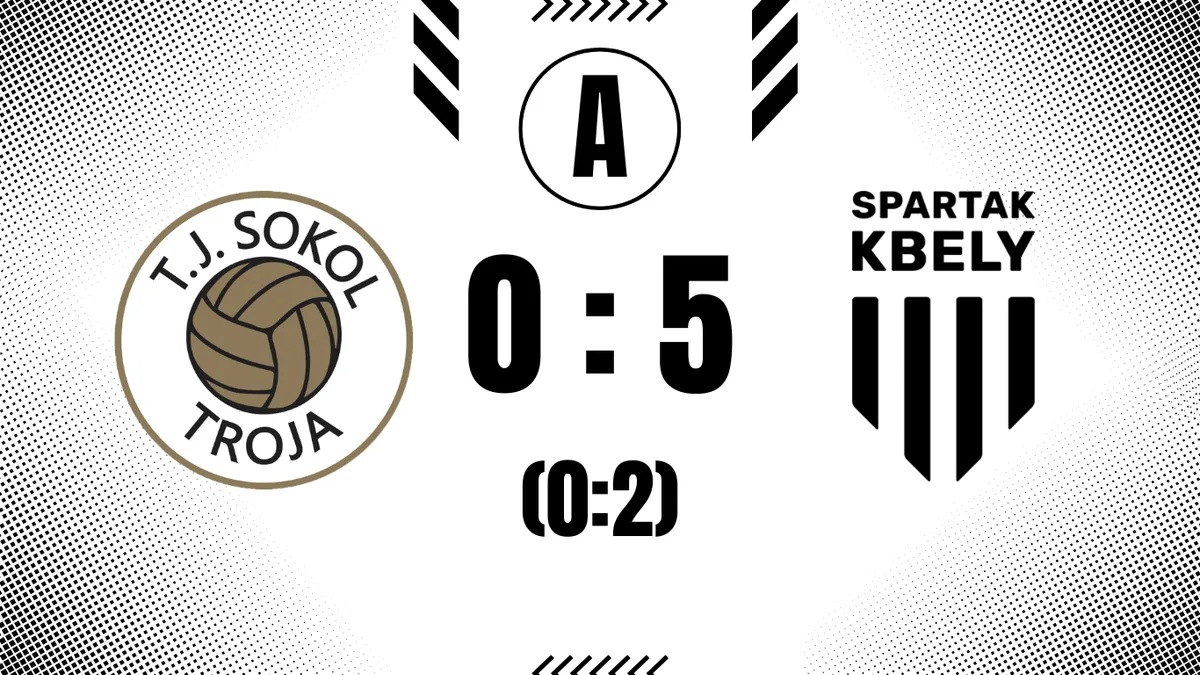 Troja doma podlehla silnějším Kbelům 0:5