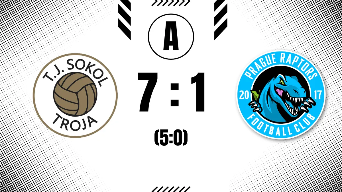 Gólová smršť proti Raptors B. Troja doma zvítězila 7:1.