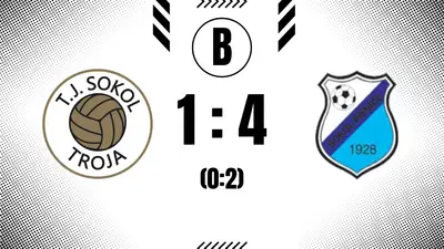 Rezerva Troji konečně dala gól, ale 4 dostala