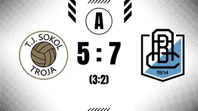 Gólová přestřelka skončila lépe pro Braník – Troja doma padla 5:7