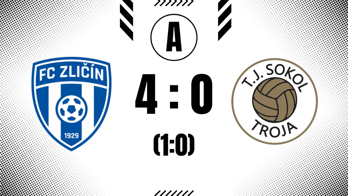 Nadějný první poločas, pak přišel zlom – Troja padla 0:4